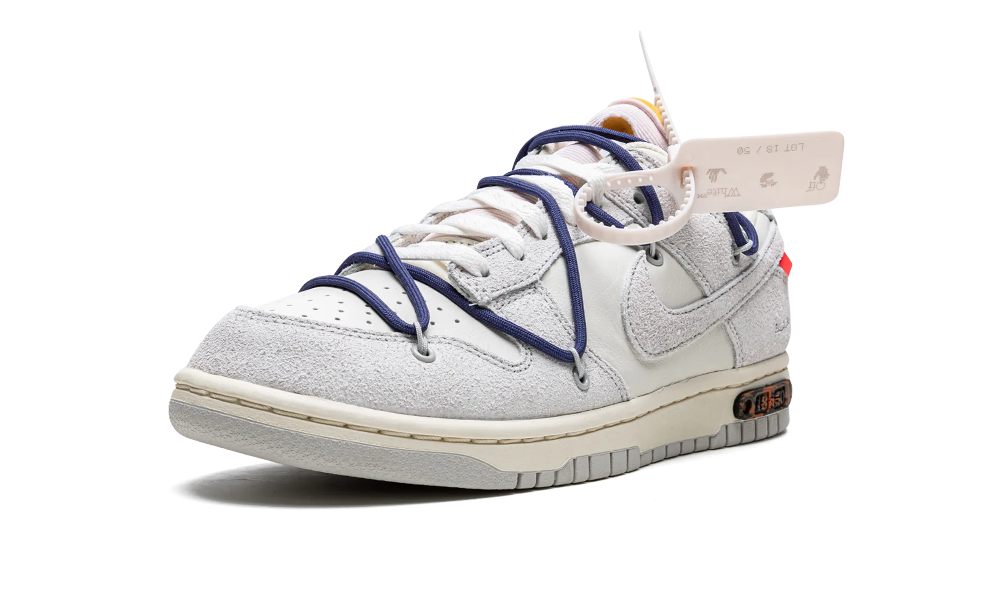 Dunk Low "Off-White - Lot 18" High-Quality Materials Office Style