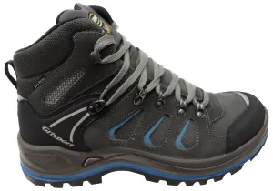Grisport Mens Flinders Mid Hiking Waterproof Boots Made In Italy Cushioned Sole