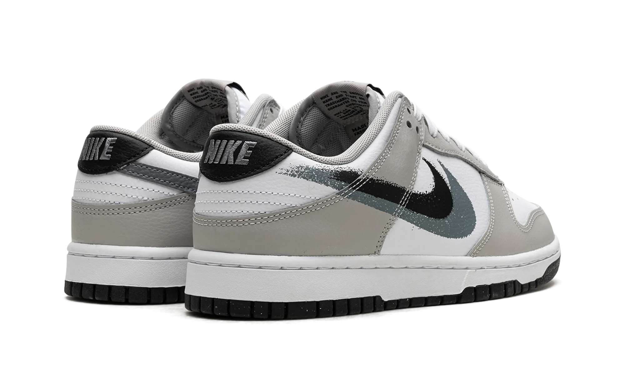 Dunk Low "Stencil Swoosh" Clean Stitch Comfort   padding