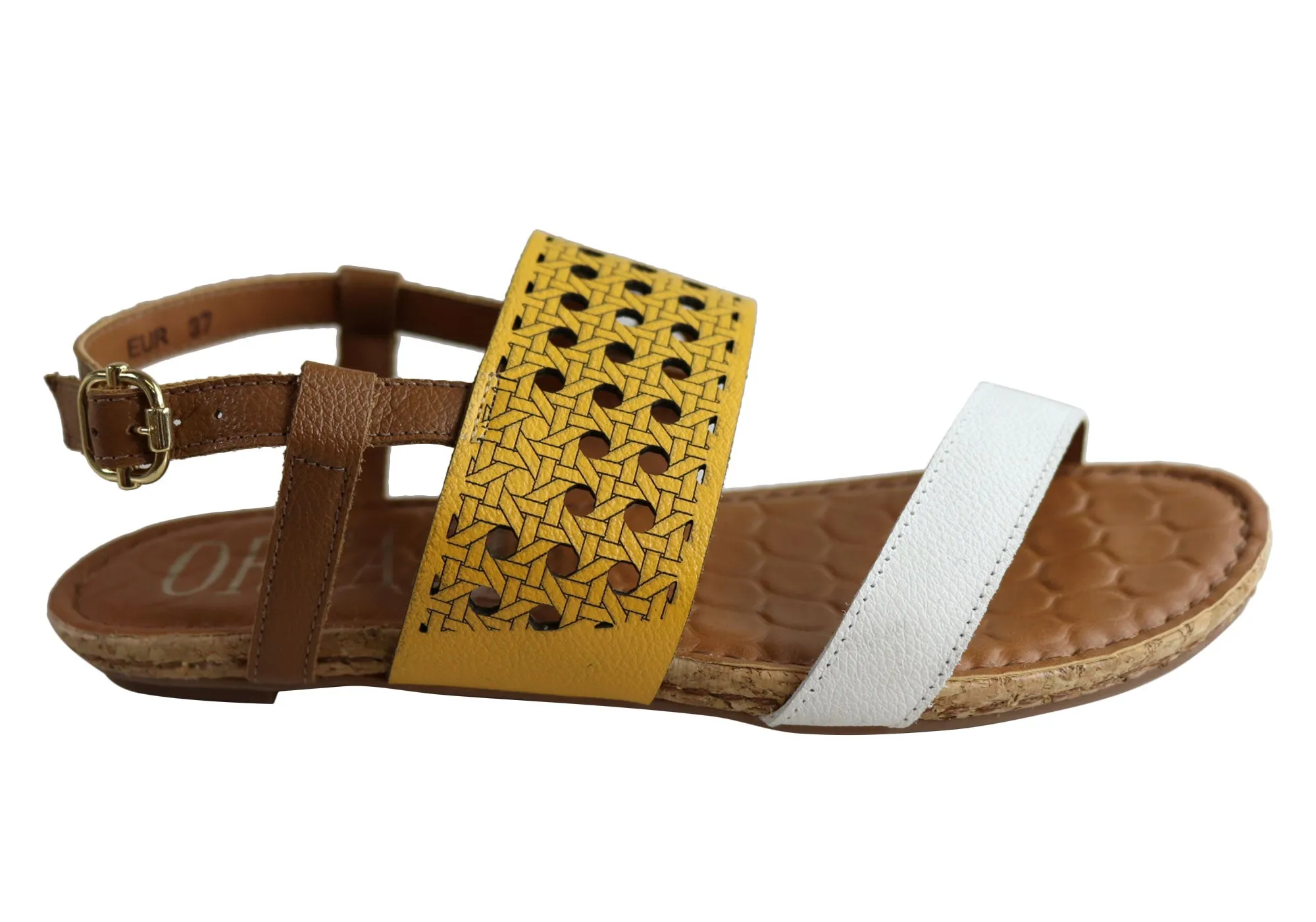 Orcade Gismo Womens Comfortable Leather Sandals Made In Brazil Sandal Storage