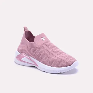 Breathable Upper Design Nerissa Pink Slip On Sneakers 0440749