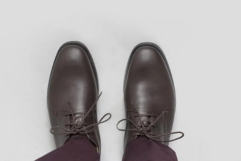Hero Mode Shock Absorbing 'Edward' Men's classic shoe  by Ahimsa - espresso