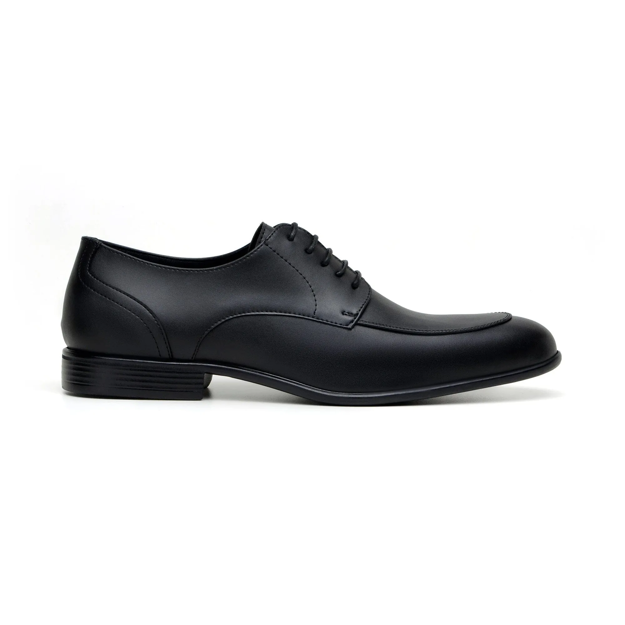 Walking 'Adrian' men's classic oxford in vegan leather by Zette Shoes - black