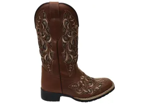 Urban Hiker D Milton Betsy Womens Comfortable Leather Western Cowboy Boots