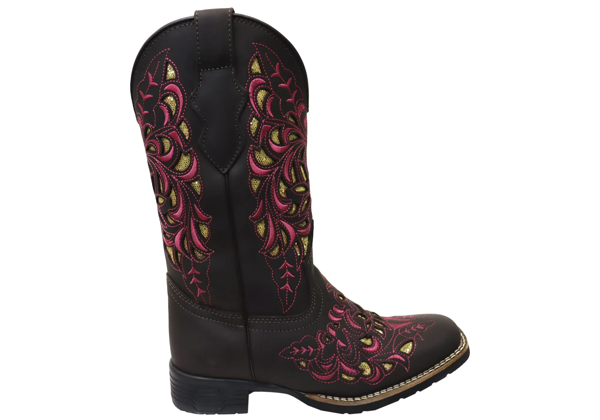 Grippy Outsole Cold Climate D Milton Betsy Womens Comfortable Leather Western Cowboy Boots