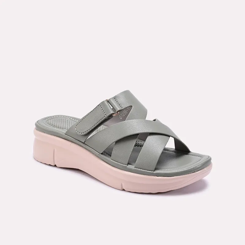 Star Edge Green Comfy Casual Slippers 0413335