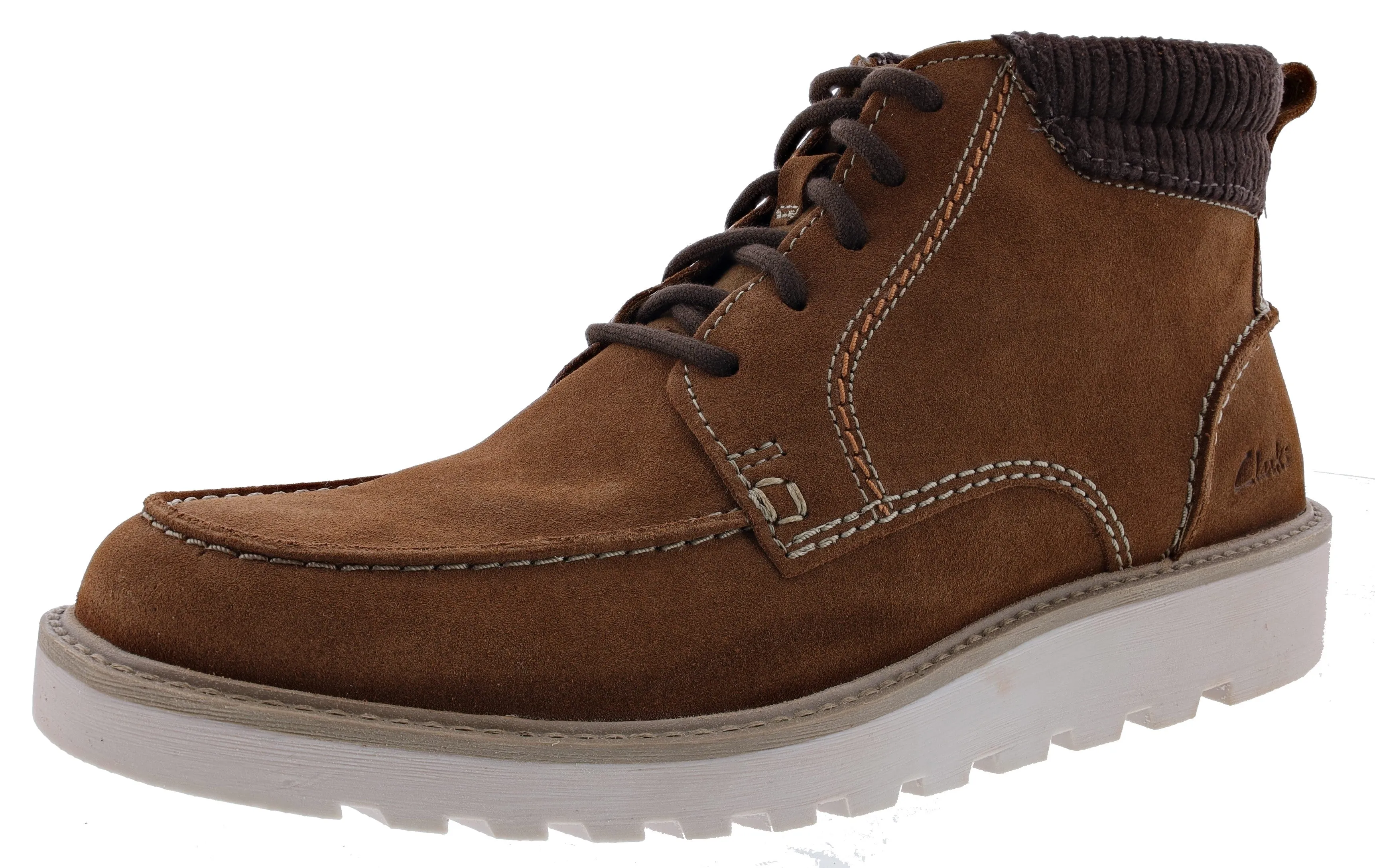 slip-resistant Adjustable Clarks Men's Barnes Mid Oxford Boot