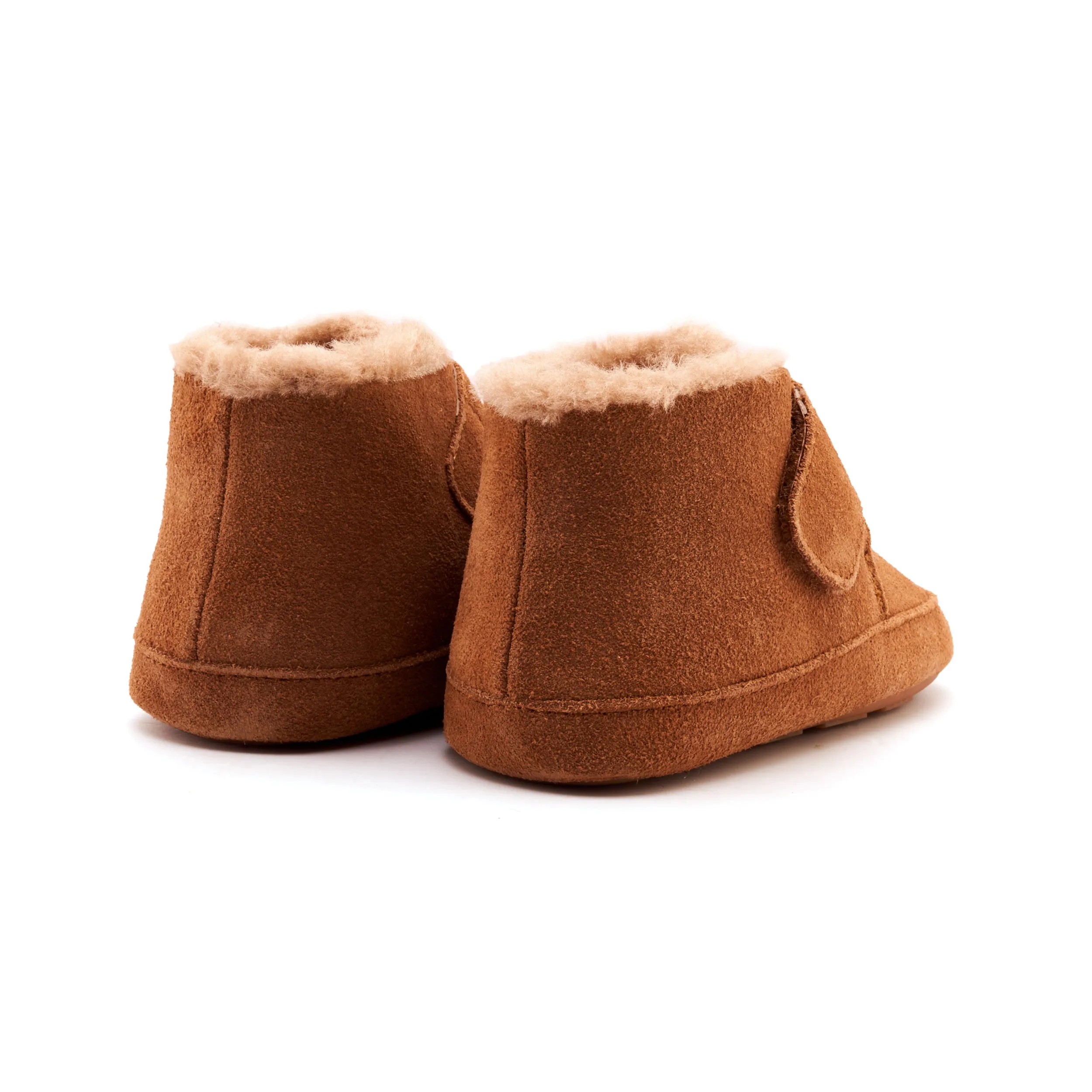 Quick Drying Weather Resistant User Slip Resistant Sole Old Soles Boy's and Girl's Shloofy Casual Shoes - Tan Suede