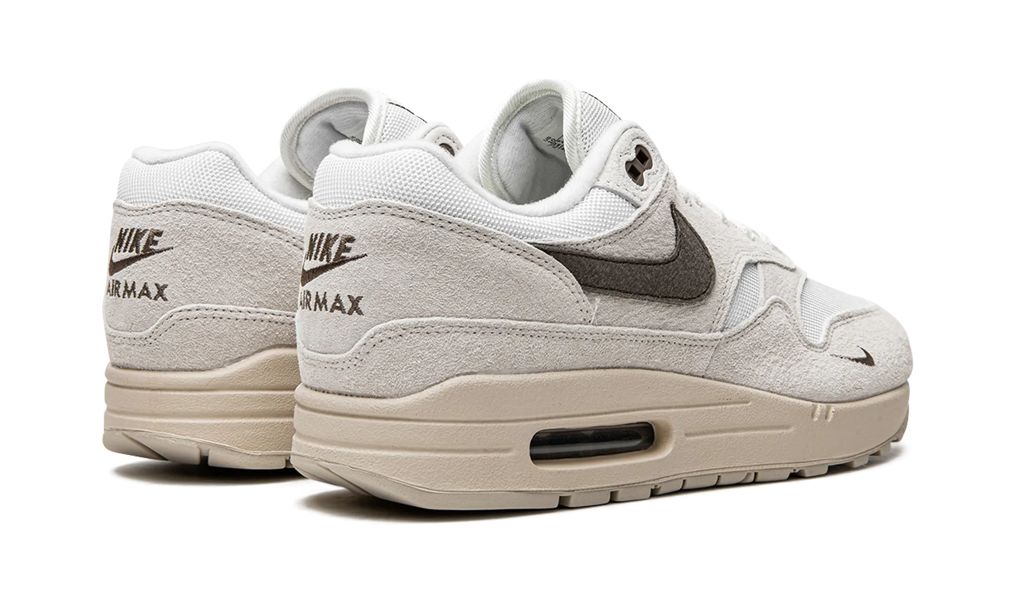Air Max 1 "Sail Ironstone" Student wear Cushioned Feel