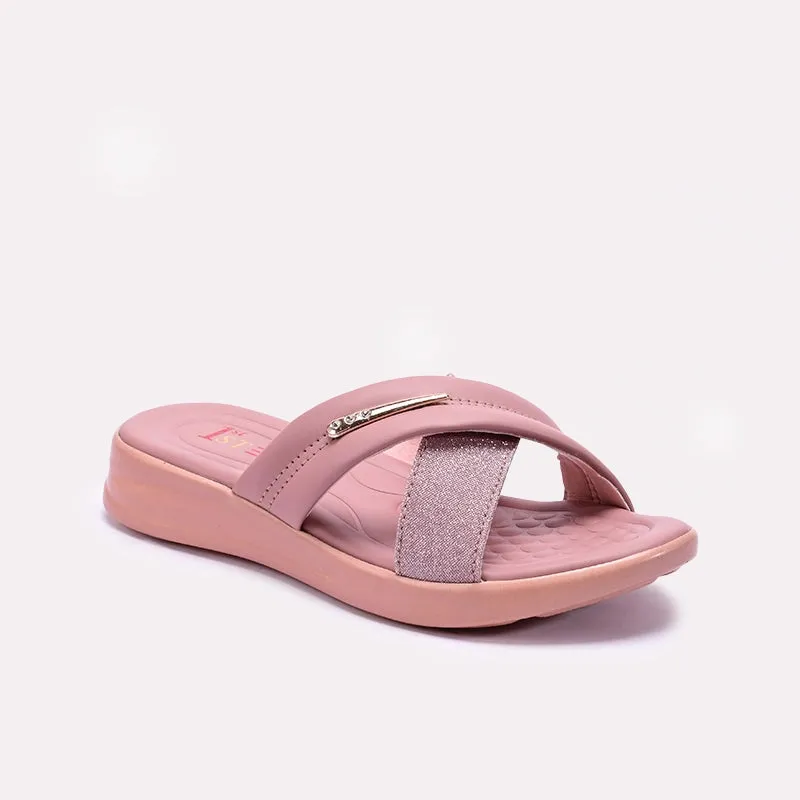 Pink Comfy Casual Slippers 0412953 Unique Style