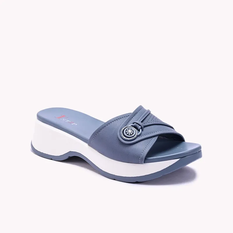 Work Star Walk Blue Comfy Casual Slippers 0413329