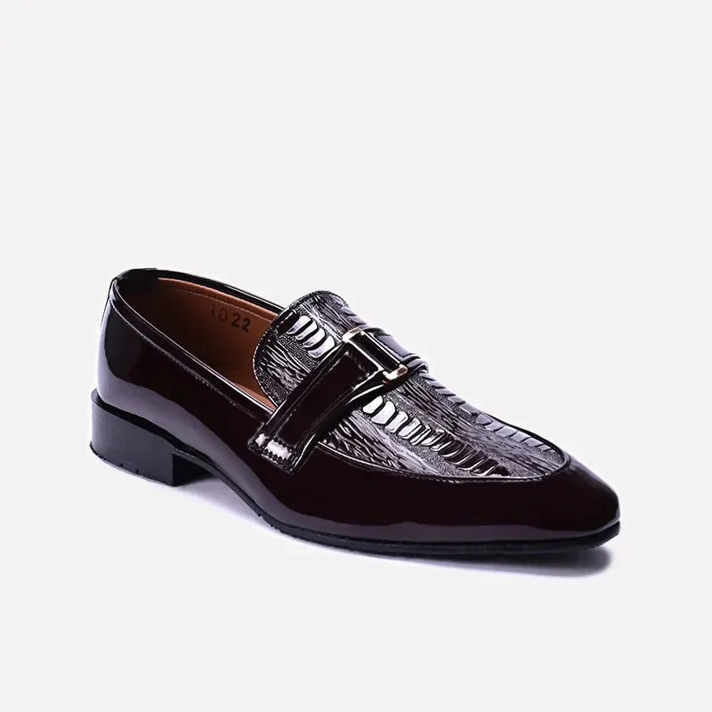 Forever Shade Onyx Maroon Formal Shoes 0111150