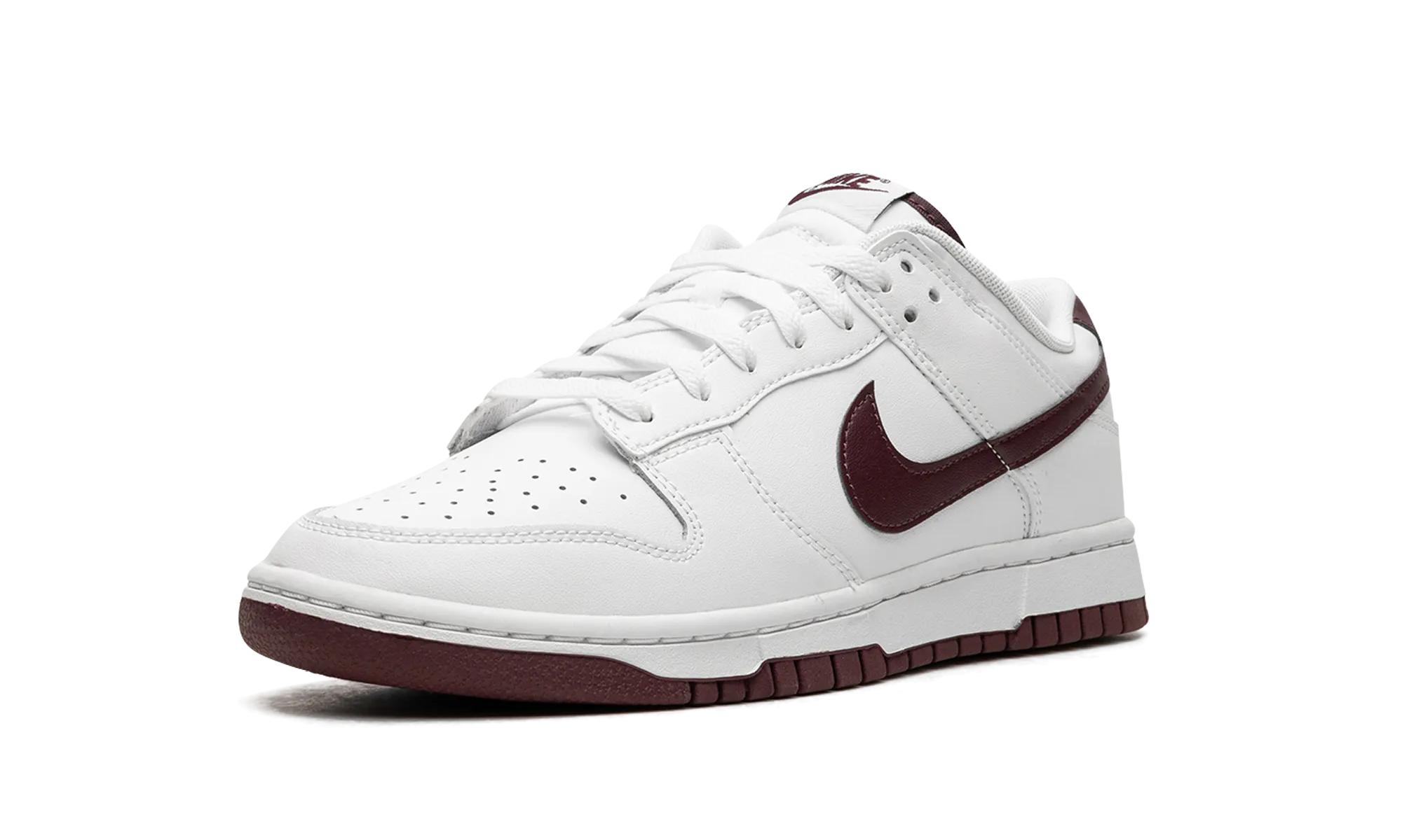 Durable   construction Dunk Low Retro "White Night Maroon"