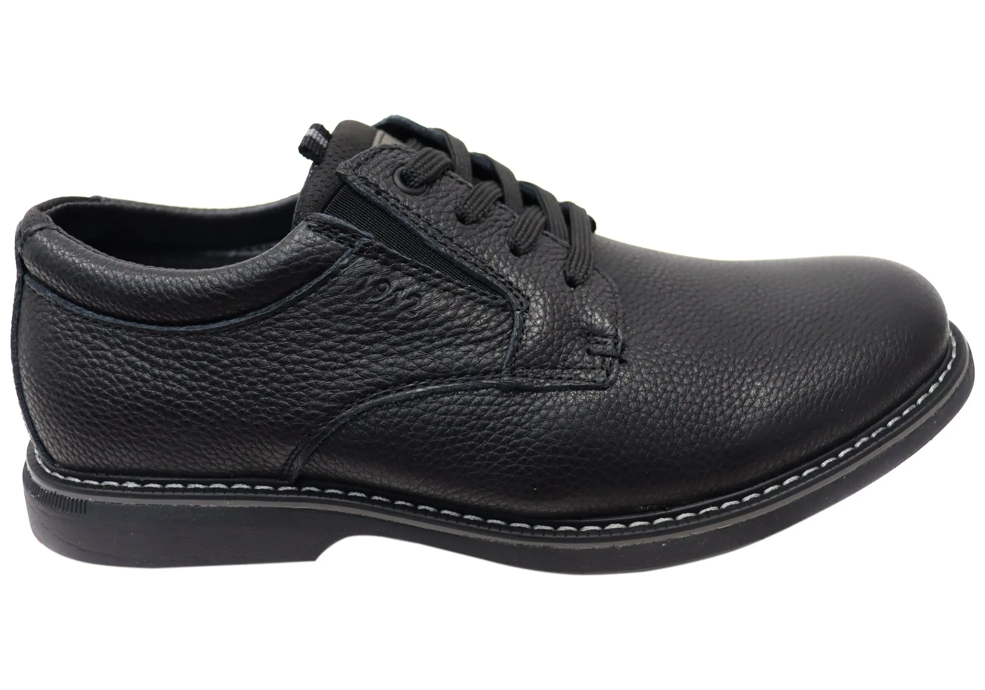 Desert Path Walking Nunn Bush By Florsheim Mens Otto Plain EE Extra Wide Leather Shoes