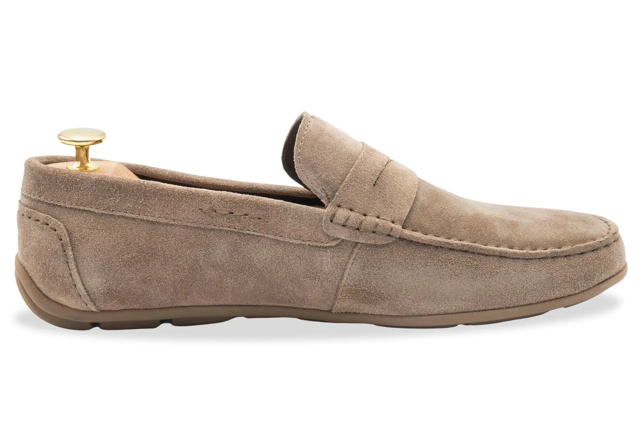 Sea Breeze Month Strong Gregores Sand Suede Penny Moccasins