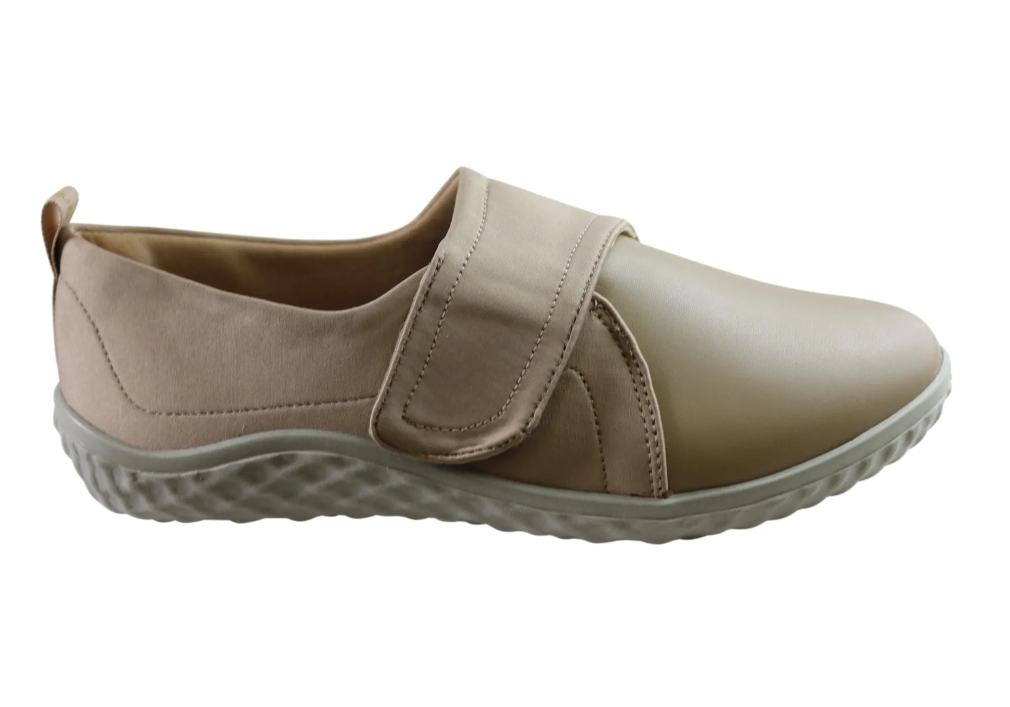 Malu Supercomfort Jaelyn Womens Adjustable Strap Comfort Shoes Memory Foam Standing All