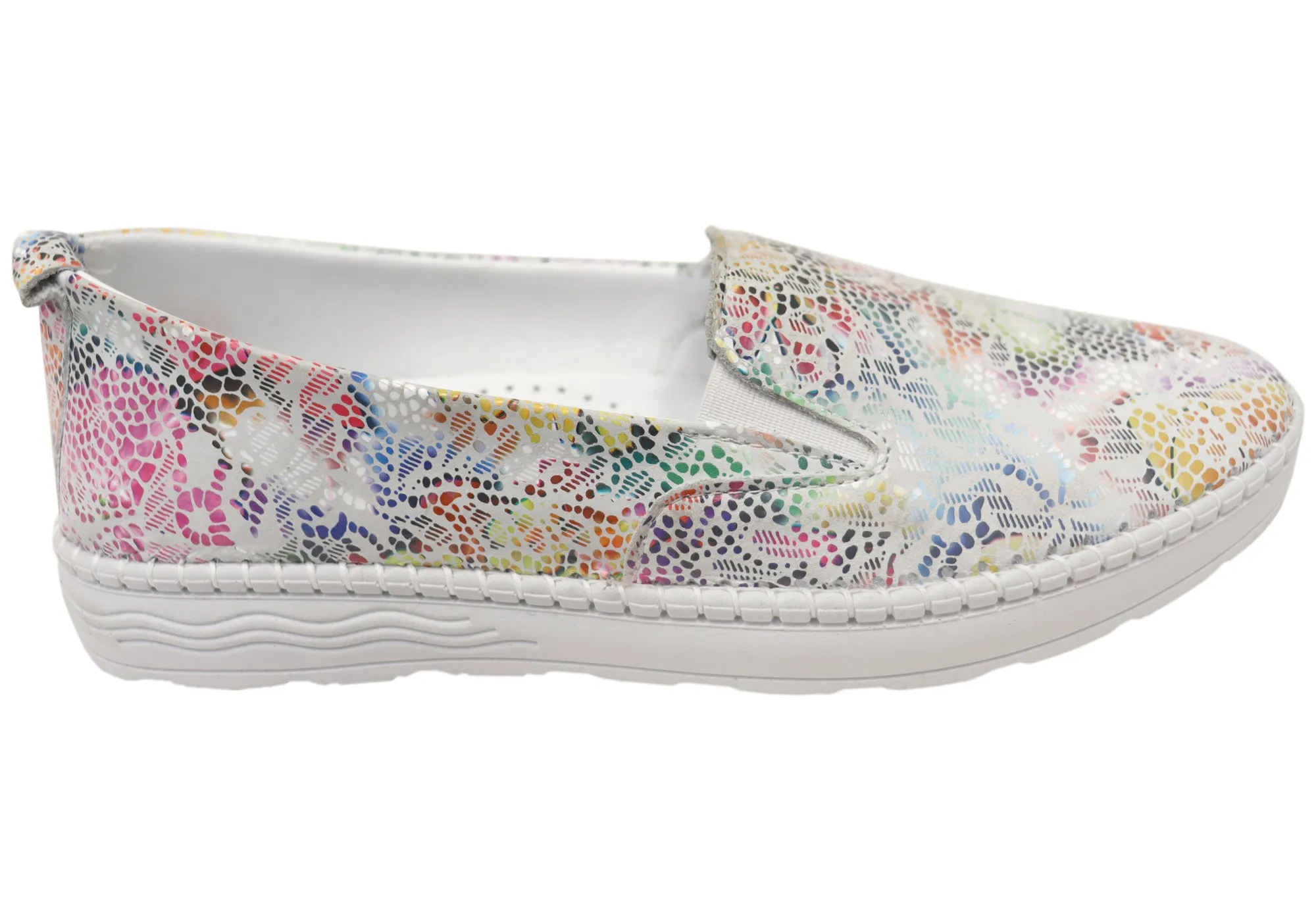 Orizonte Blossom Womens Comfortable Leather European Shoes Rubber Outsole