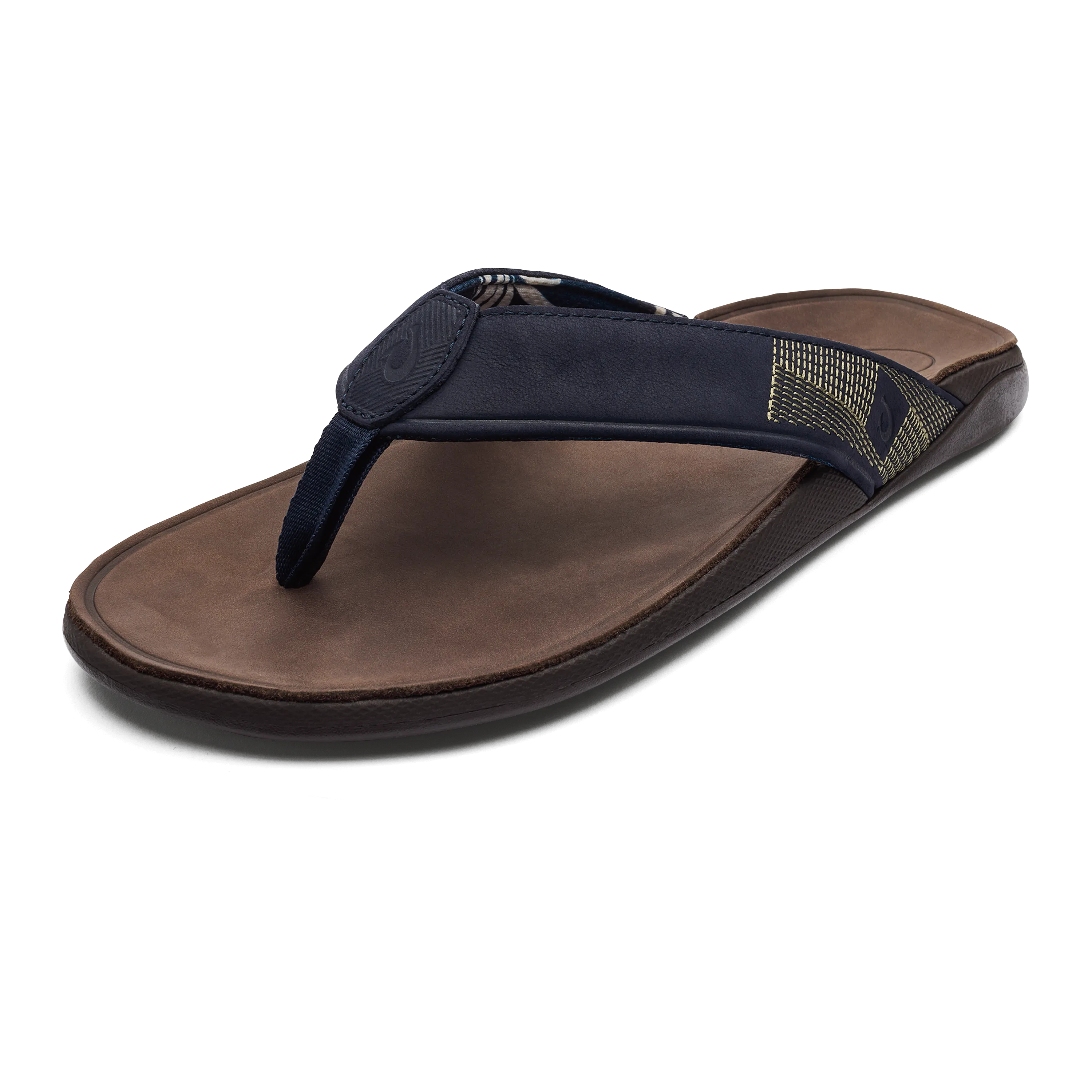 Stylish Casual Footwear Easy Posture Tuahine - Trench Blue / Dark Wood