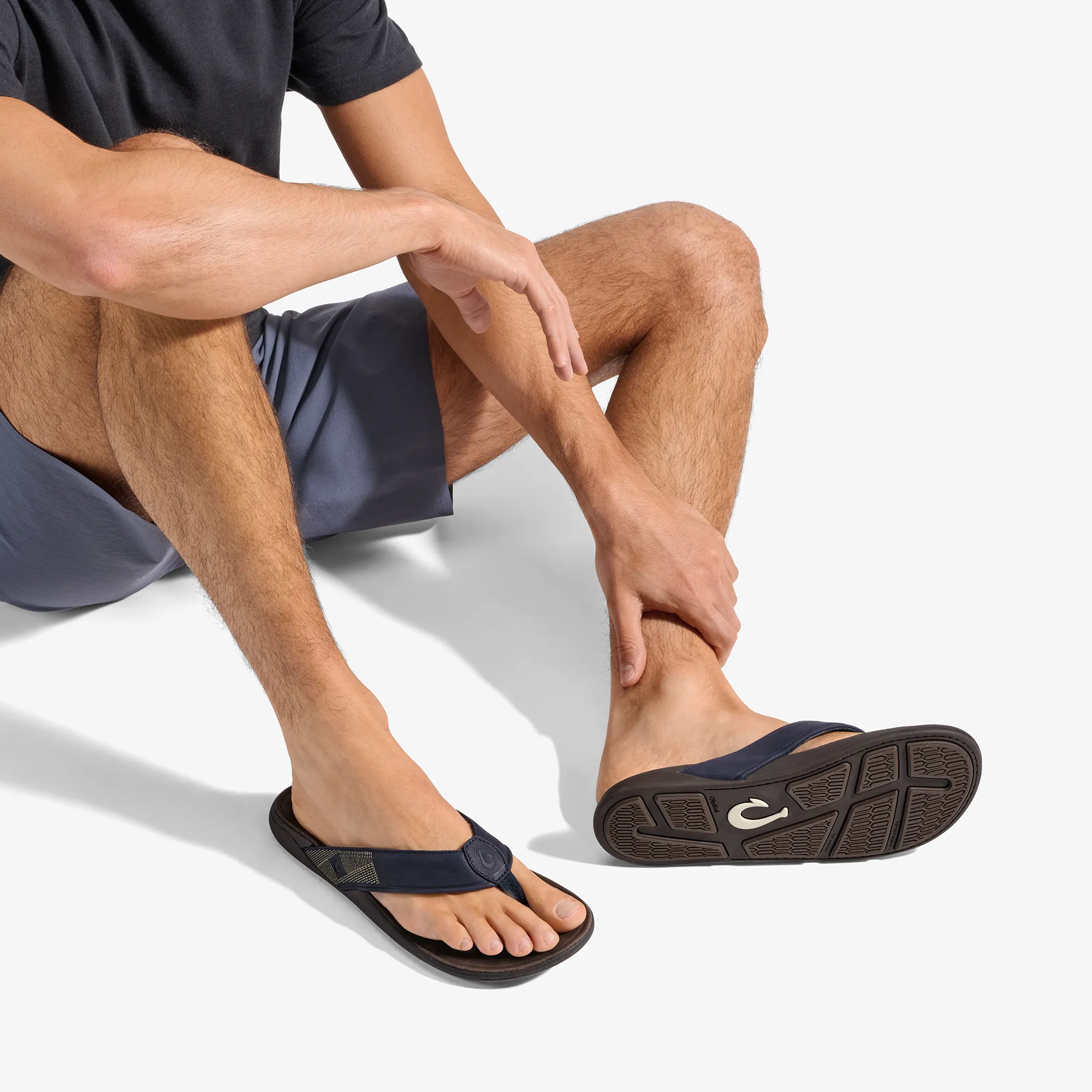 Sandal Organization Tuahine - Trench Blue / Dark Wood