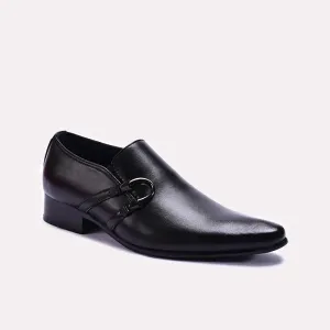 Street Edge Forever Sharp Black Long Toe Dress Shoes 0111262