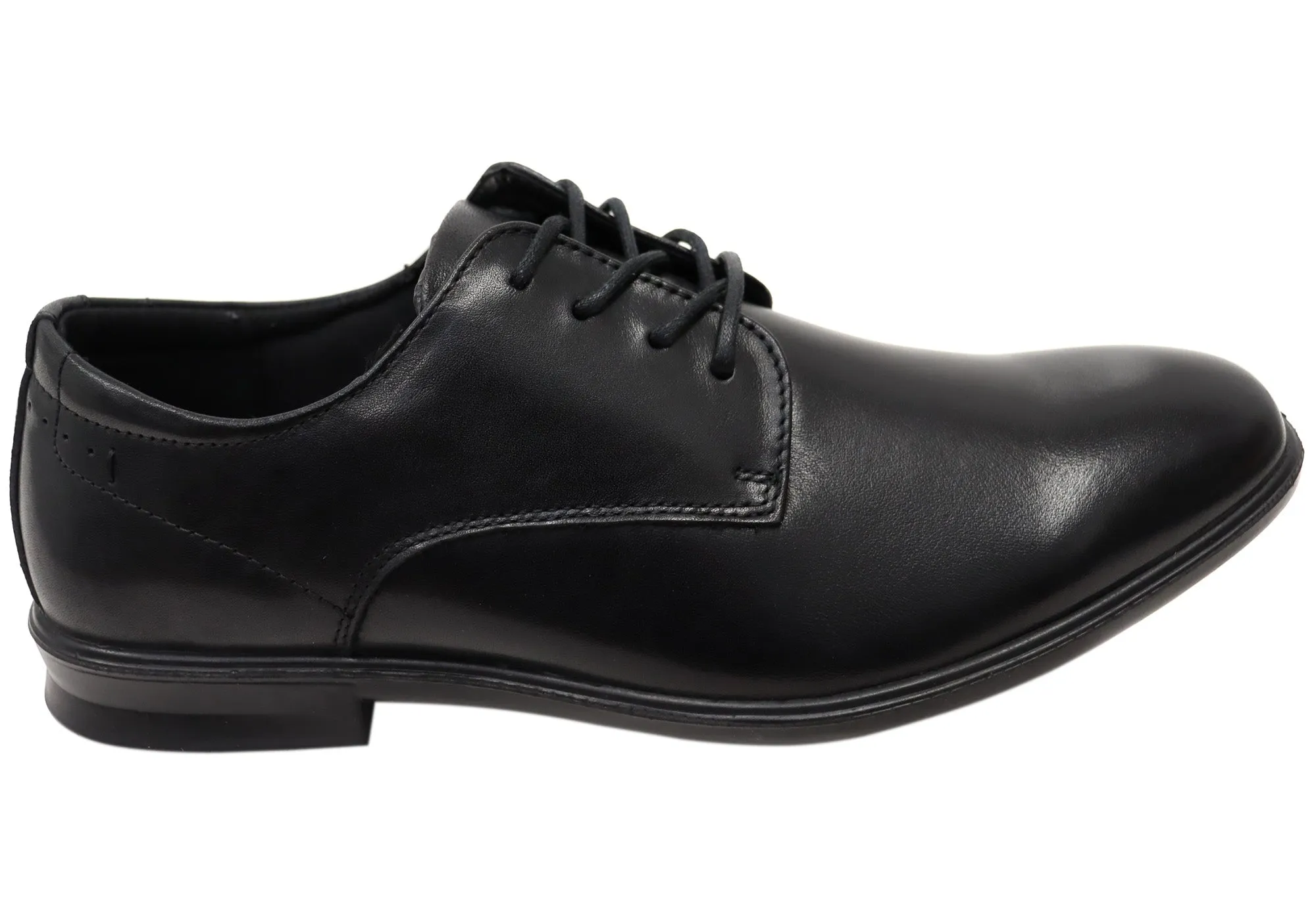 Casual Wear Date night Hush Puppies Cale Mens Wide Fit Comfort Leather Lace Up Dress Shoes