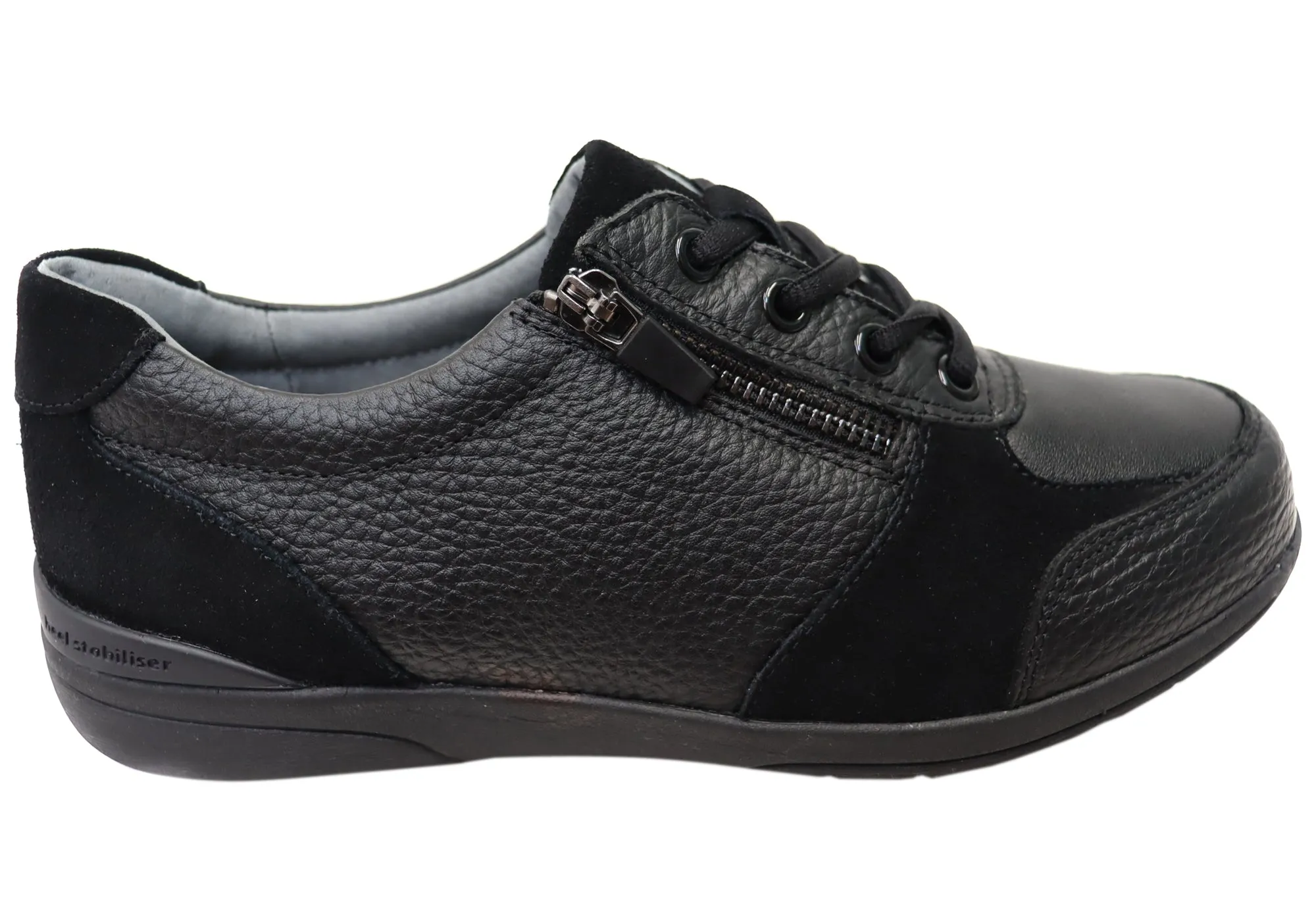 Homyped Odette Womens Supportive Comfortable Wide Width Leather Shoes Dream Walk
