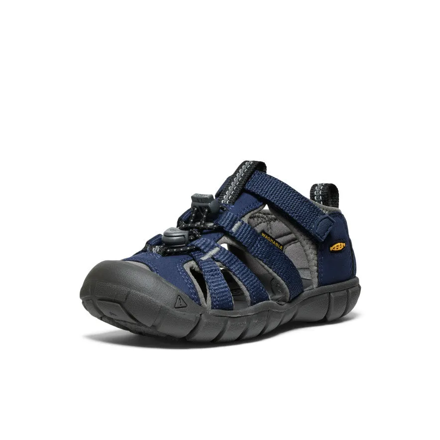 Urban Go Closed Toe Design Little Kids' Seacamp II CNX  |  Naval Academy/Drizzle