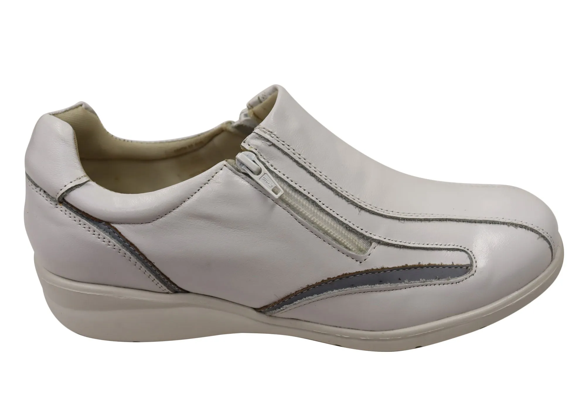 mud proof Every Step Mironneli Edith Womens Comfortable Brazilian Leather Shoes