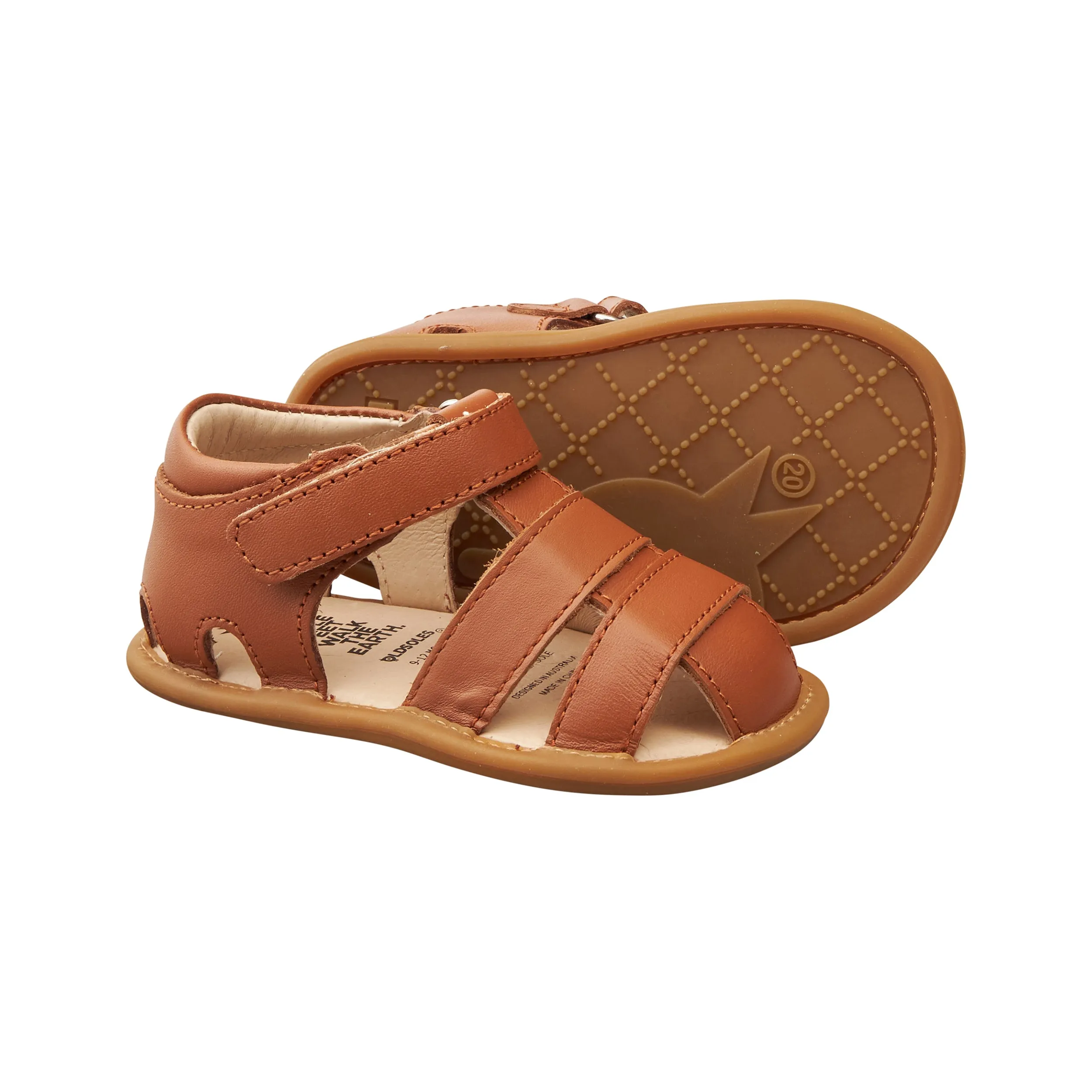 Old Soles Girl's and Boy's Wave Sandals - tan Quick Grab