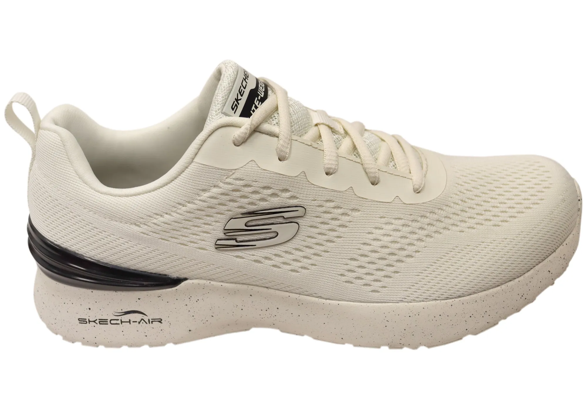 Skechers Womens Skech Air Dynamight So Sleek Comfortable Wide Fit Shoes Shine Tone