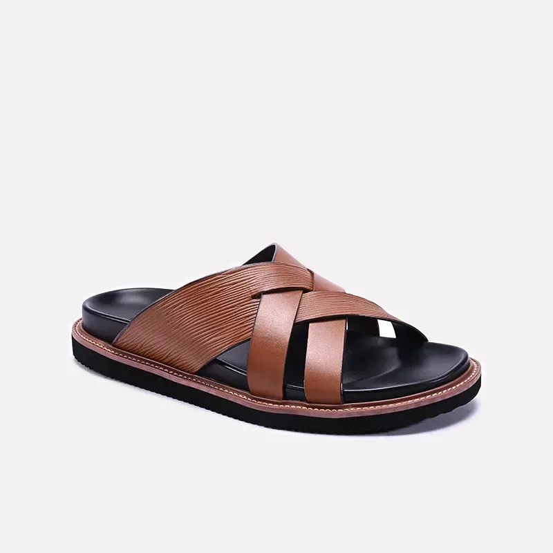 Quick Comfort Brown Soft Sole Casual Slippers 0151052
