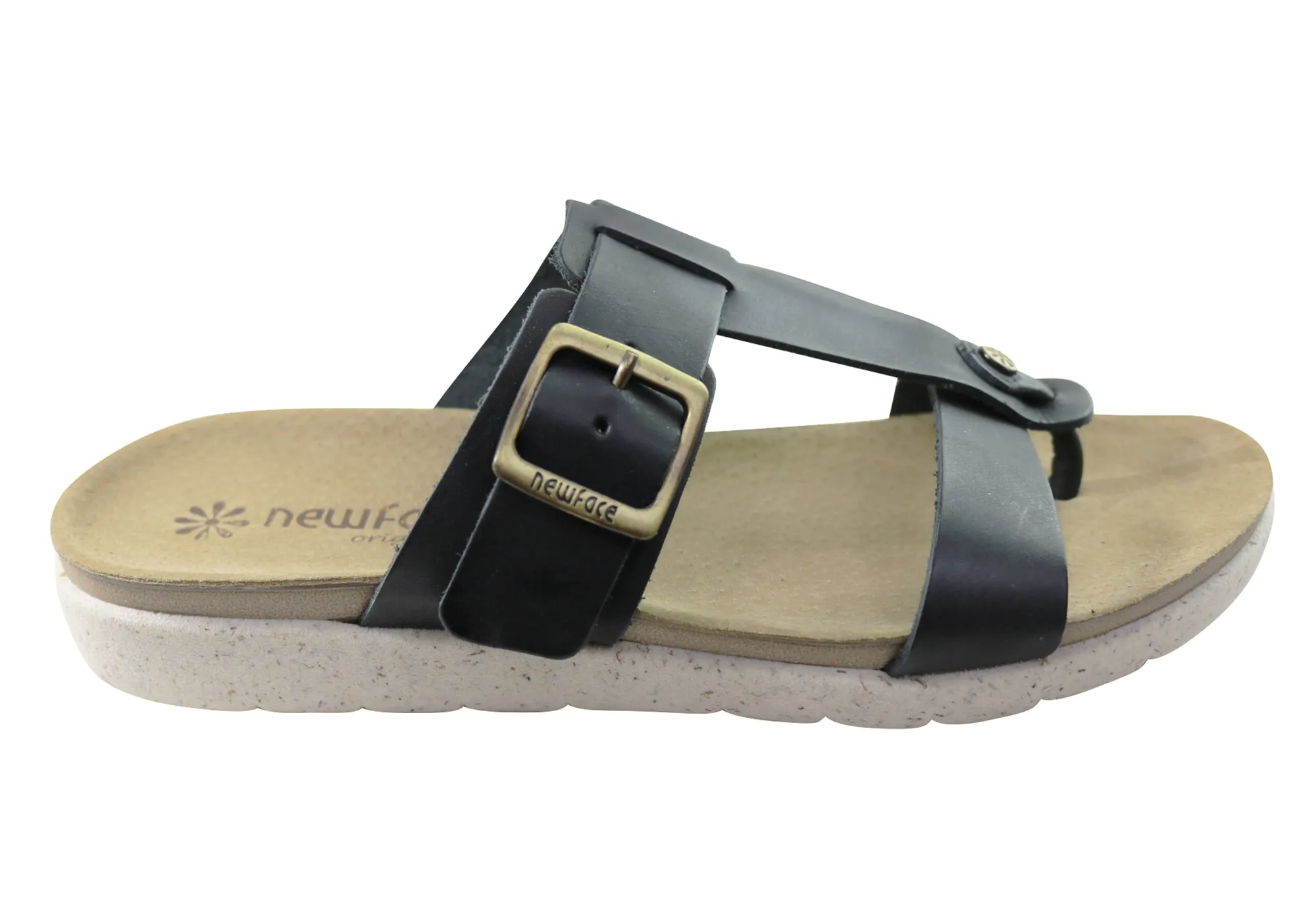 New Face Aloha Womens Comfort Leather Thongs Sandals Made In Brazil Fashion Forward