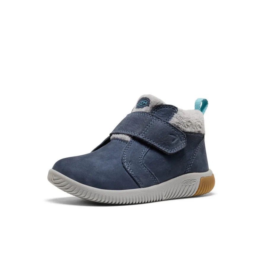 Little Kids' KNX Middie  |  Vintage Indigo/Alloy Winter Scene
