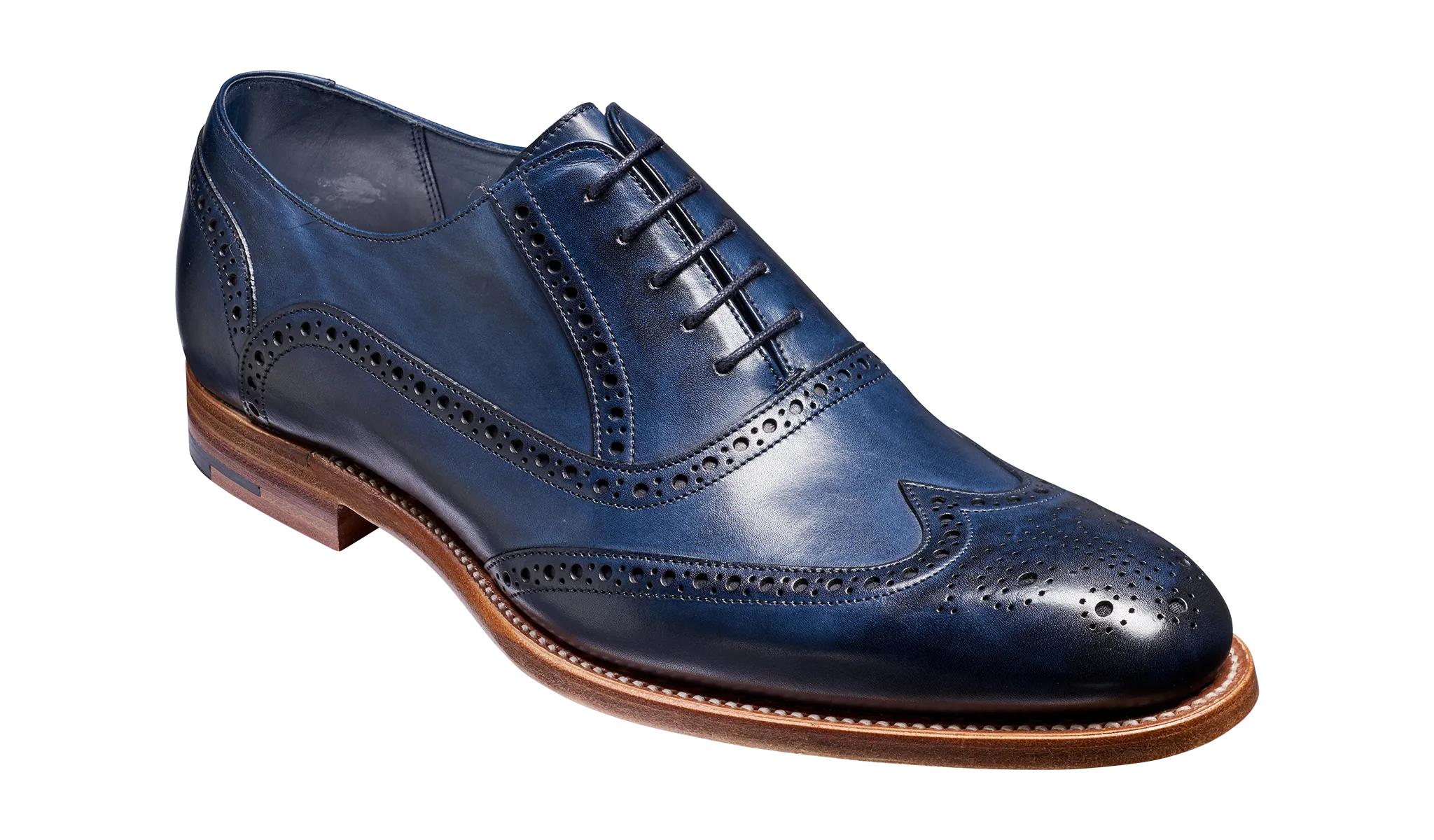 Valiant - Navy Hand Painted Toe Fit