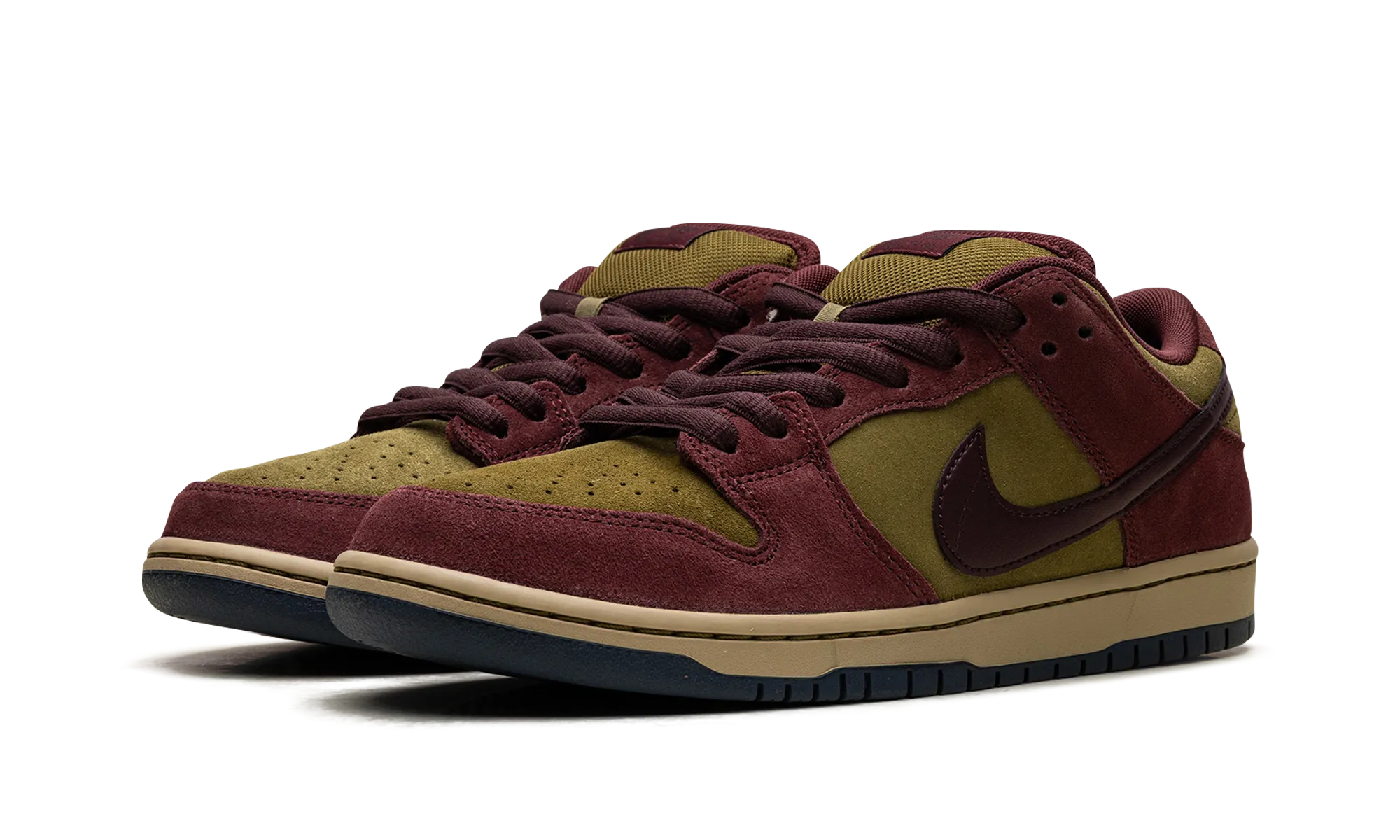SB Dunk Low "Burgundy Crush / Olive Flak" Sun Hike