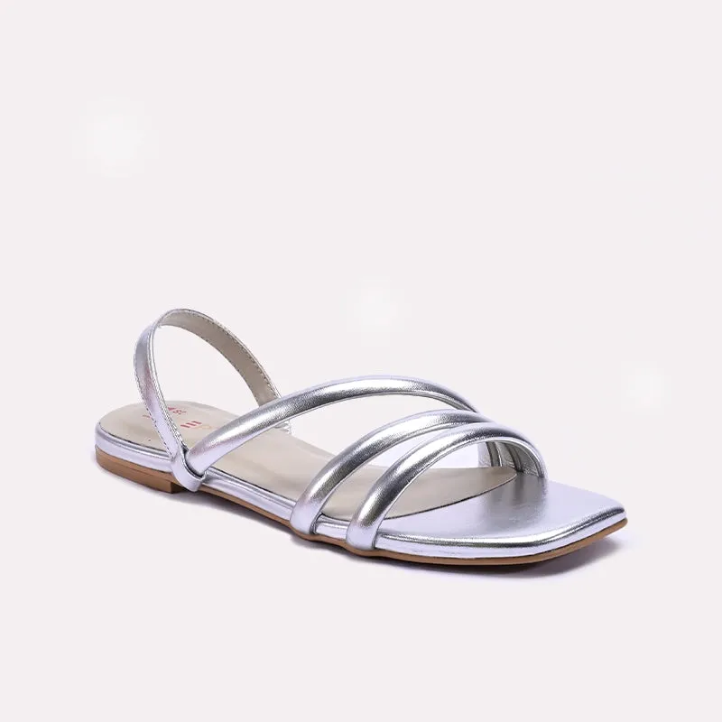Silver Casual Sandals 0421527 therapeutic