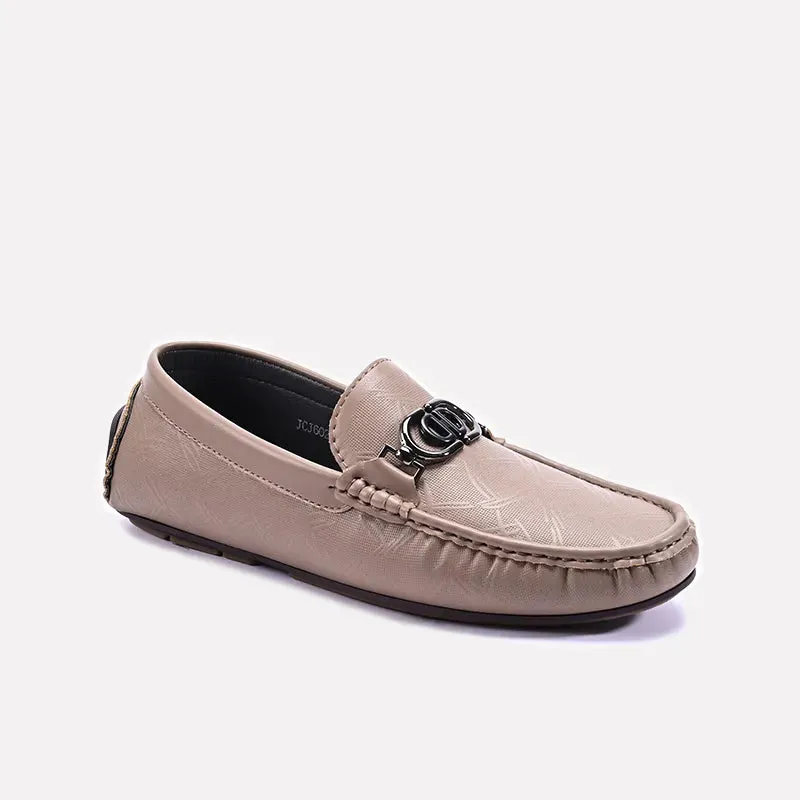 Win Step Khaki Loafer Shoes 0130949