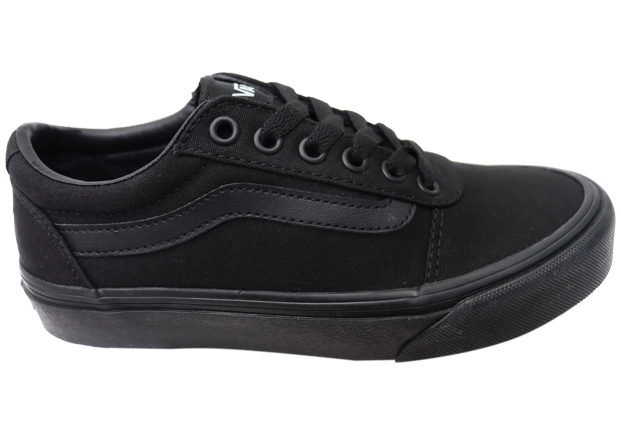 Vans Mens Ward Comfortable Lace Up Sneakers Shock Absorbing Stable