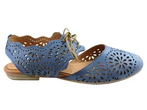 Orizonte Polina Womens European Comfortable Leather Shoes Stylish Beach Footwear