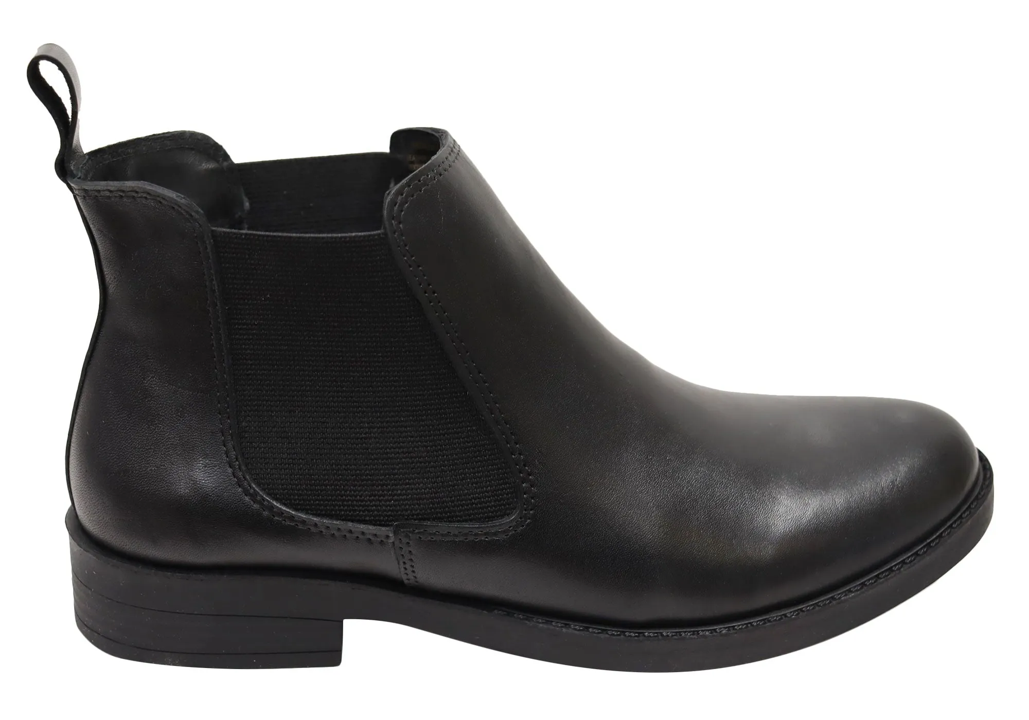 Via Paula Meredith Womens Comfortable Brazilian Leather Ankle Boots Weather Proof puncture resistant
