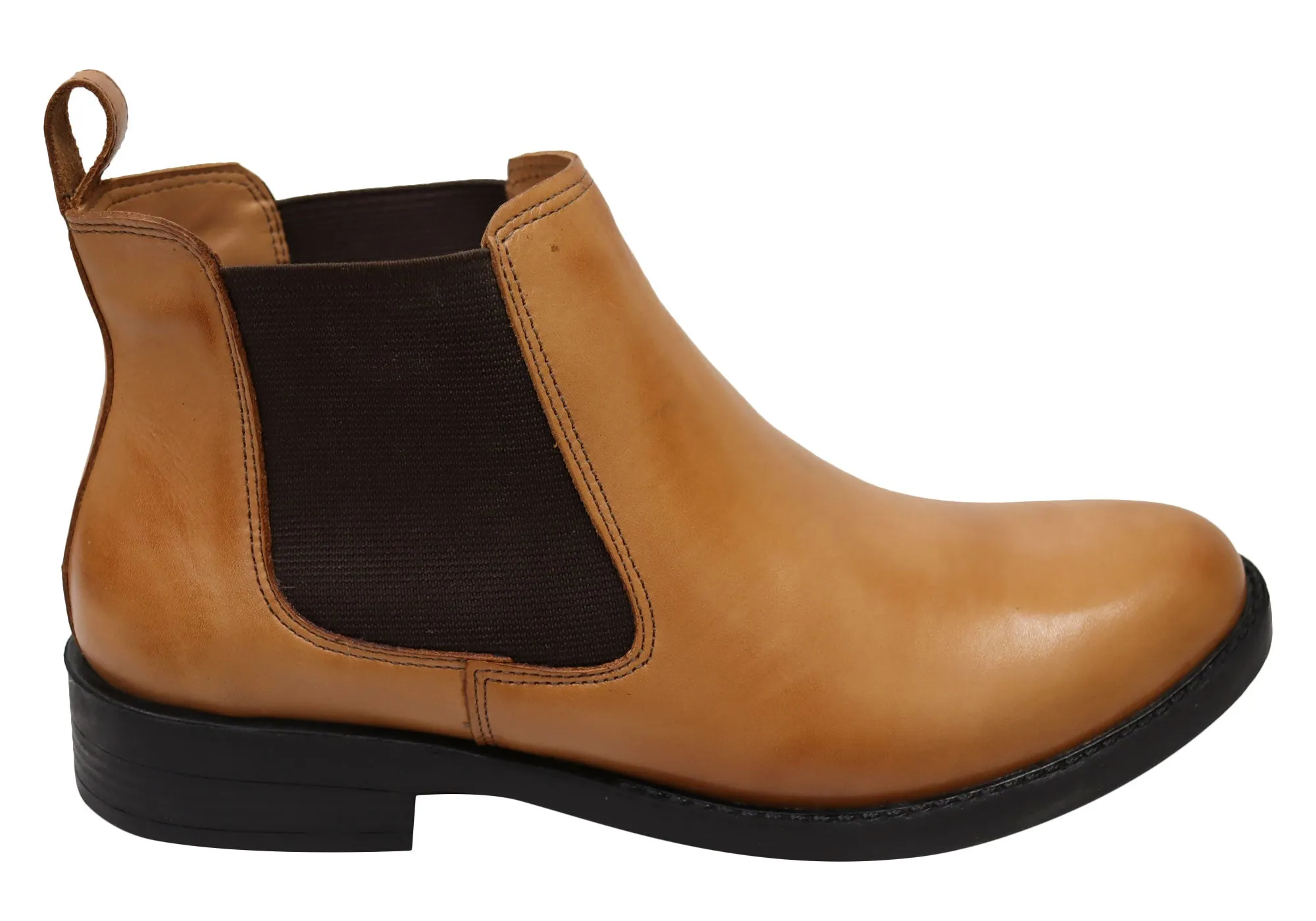 Transitional Style Comfort Gusset Via Paula Meredith Womens Comfortable Brazilian Leather Ankle Boots
