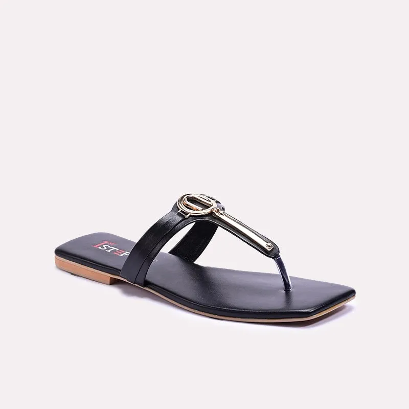 Black Casual Slippers 0412826 Fresh Drop All Time