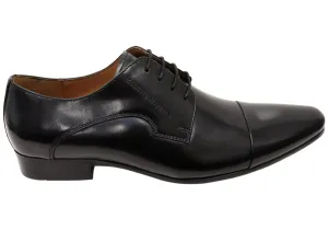 Open Desk Florsheim Mens Copenhagen Cap Toe Derby EE Extra Wide Leather Shoes