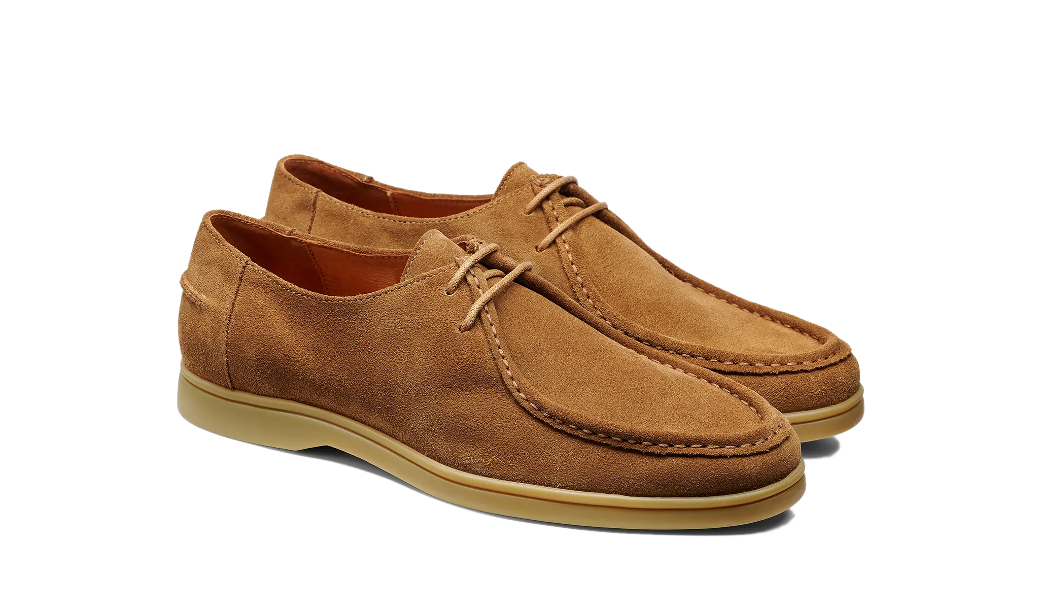 Vigo - Tan Suede Caramel Sole Breathable Interior Formal Wear