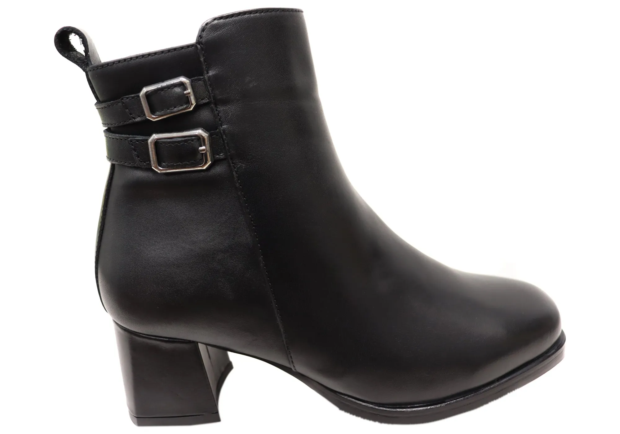 Orizonte Astara Womens European Comfortable Leather Ankle Boots High-End Craftsmanship Functional Style