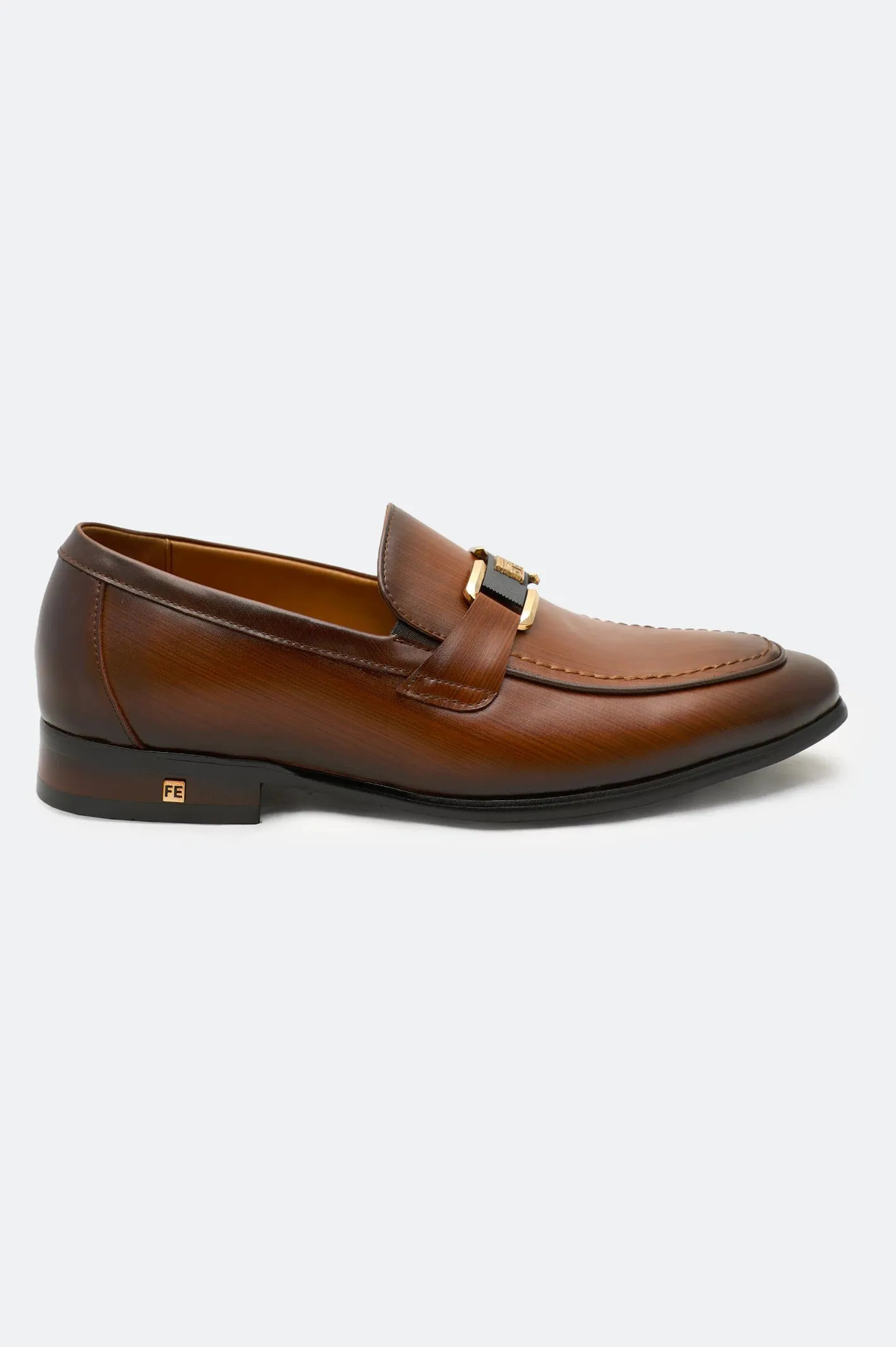 Coffee Men Formal Moccassins Dust Safe Professional Style