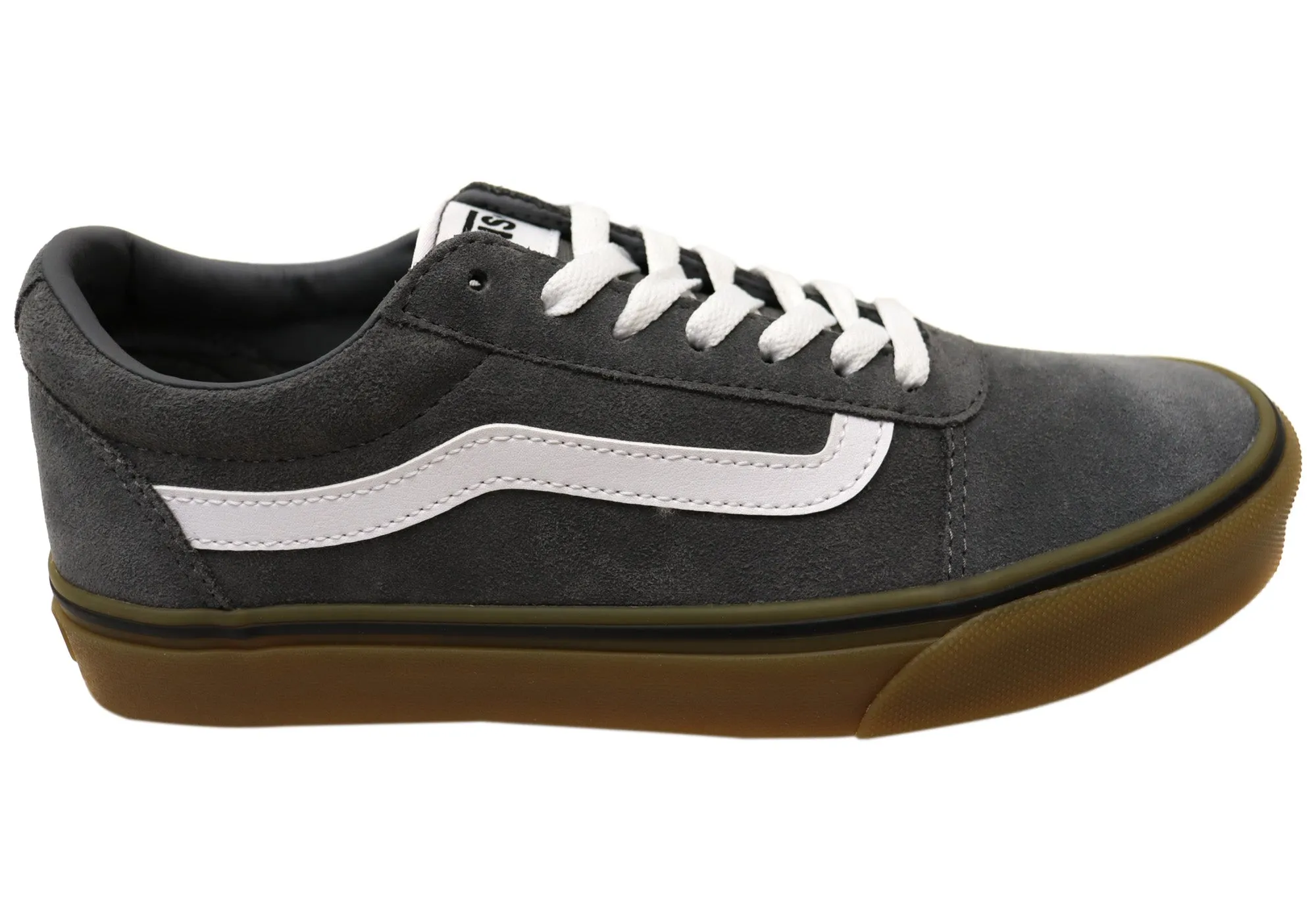 Padded Footbed Vans Ward Suede Unisex Comfortable Lace Up Sneakers