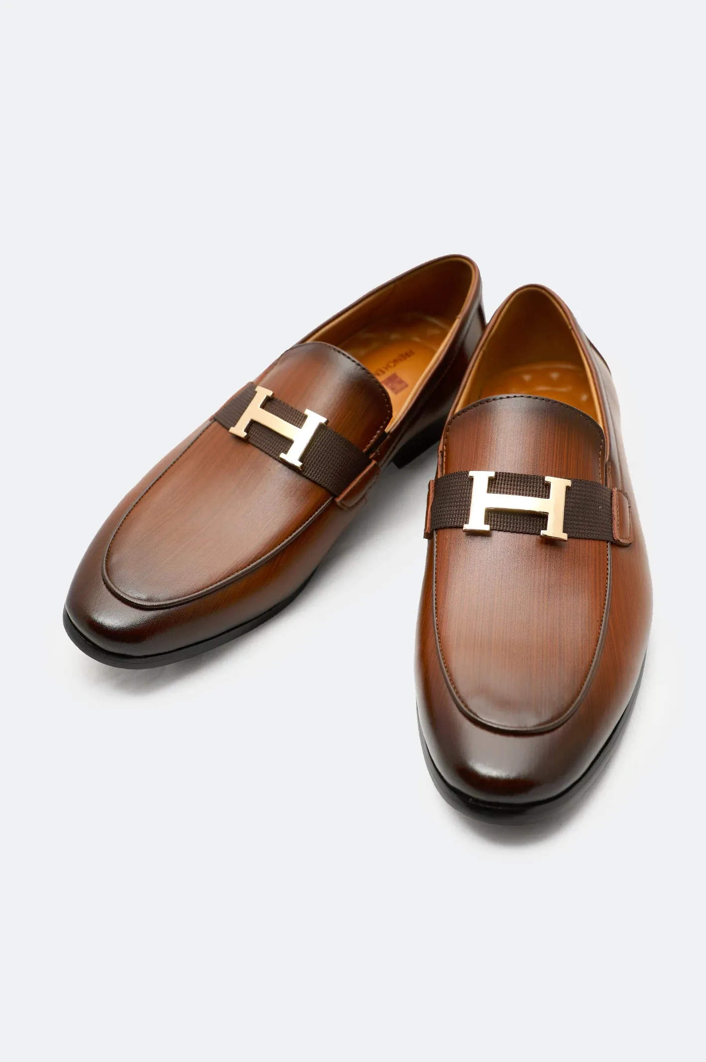 Coffee Men Formal Moccassins Low noise
