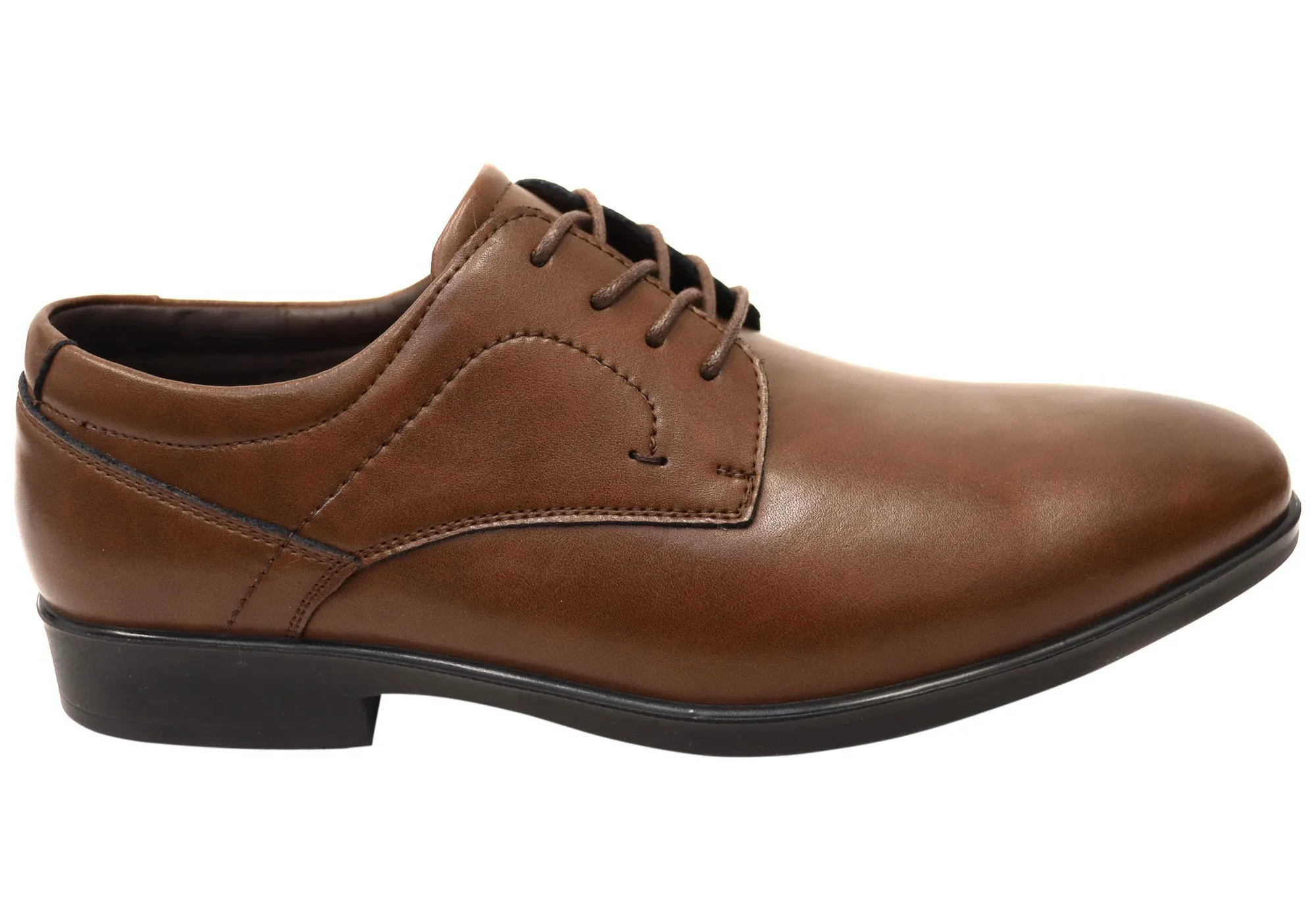 Explorer Mens Sebastian Leather Comfortable Lace Up Dress Shoes easy move