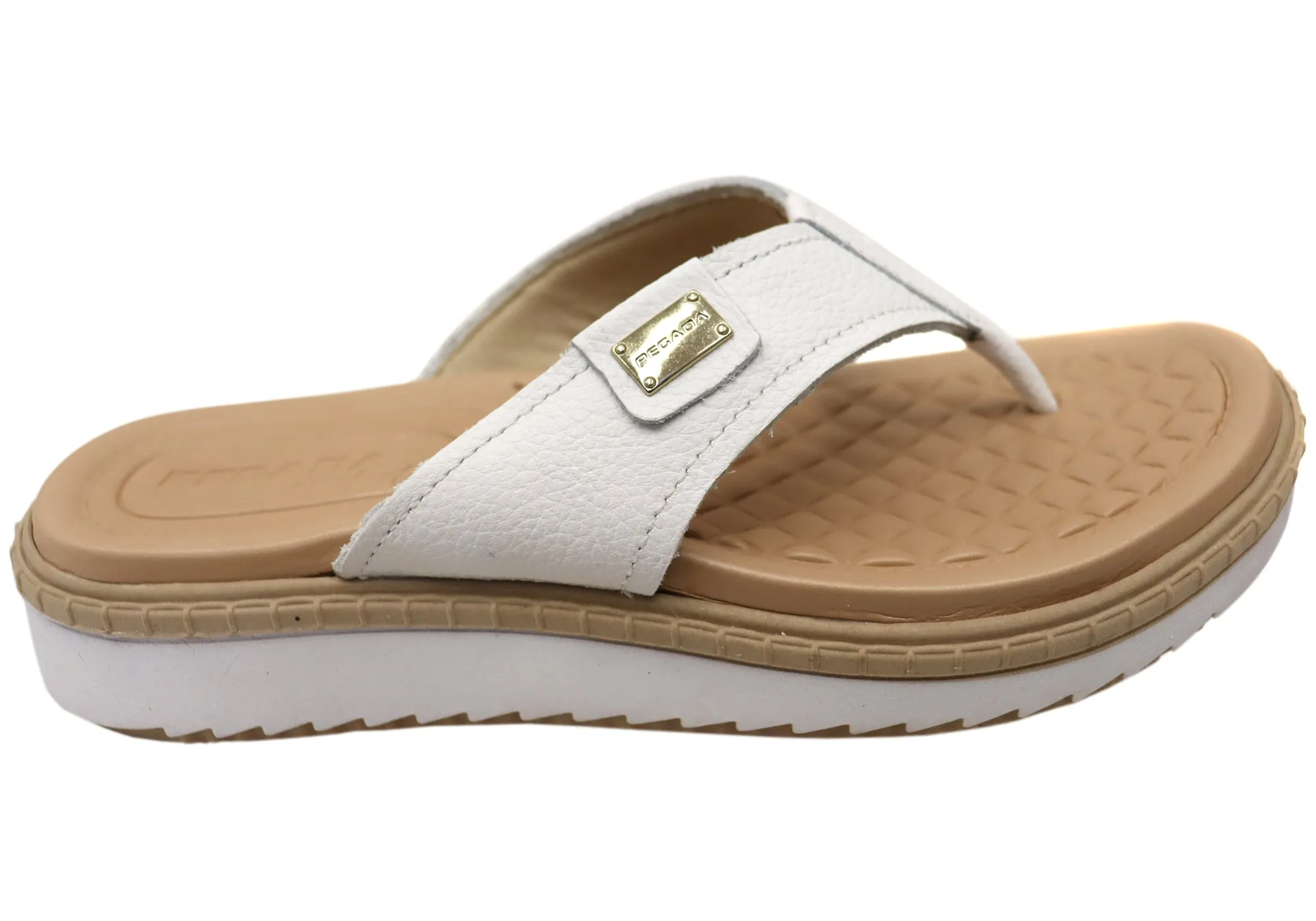 Day Glam Secure fit Pegada Taragi Womens Comfortable Brazilian Leather Thongs Sandals